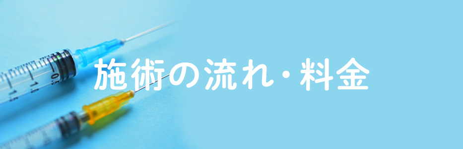 施術の流れ・料金